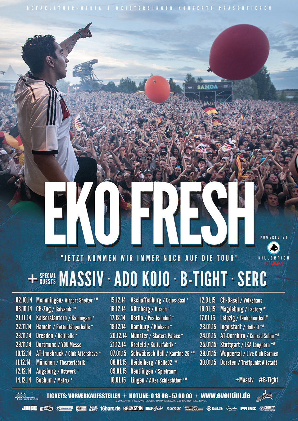 Eko Fresh Tourplakat