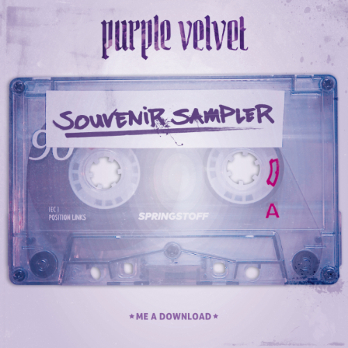 Purple Velvet Sampler Cover